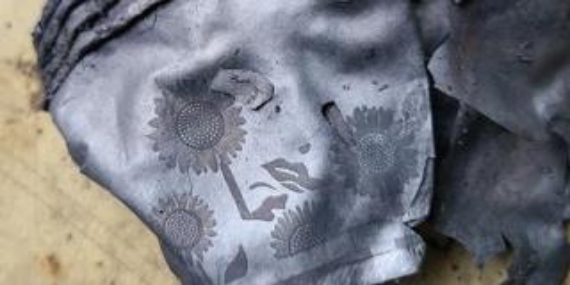 The printed text of the input material after the process